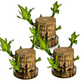 Joxipe Brazilian Wood Plants, Lucky Bamboo Plants for Indoor Office desktops, Wealth Brazilian Wood Potted Plants, mini Brazilian Desktop Decorations (3)